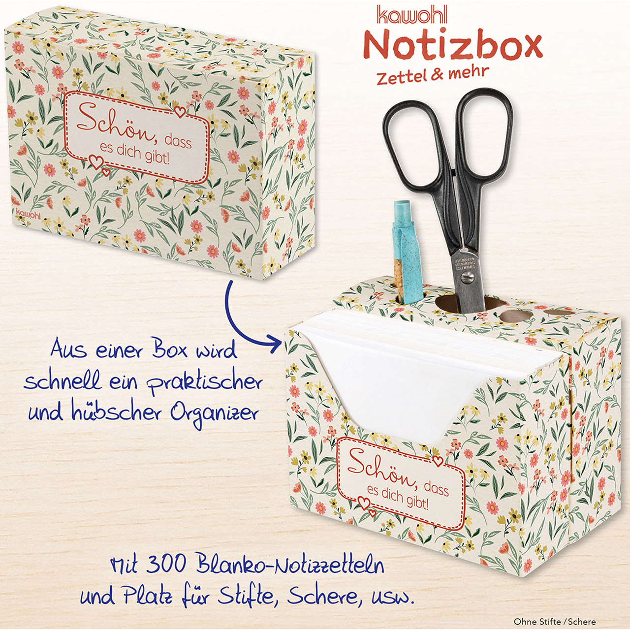 Notizbox 'Schön, dass es dich gibt!'