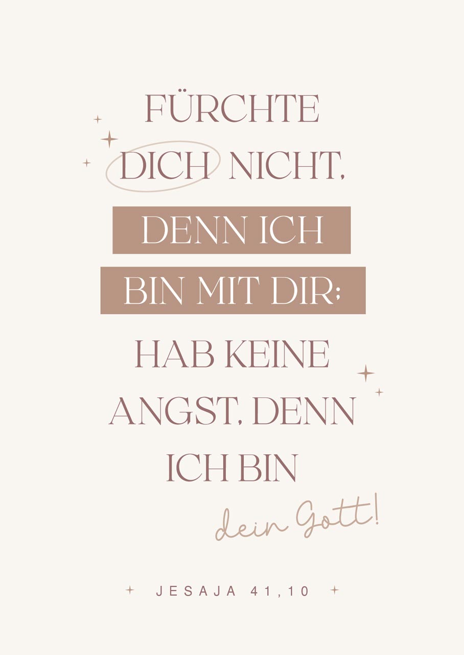 Fürchte dich nicht - Spielkartenkalender