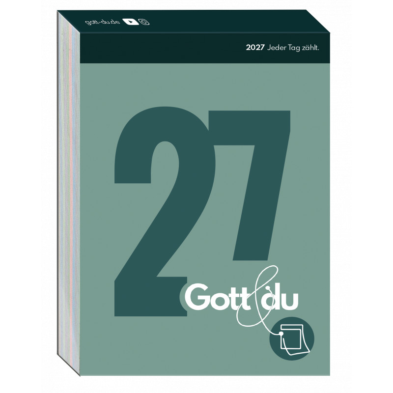 Gott & du - Jeder Tag zählt 2027 - Abreißkalender