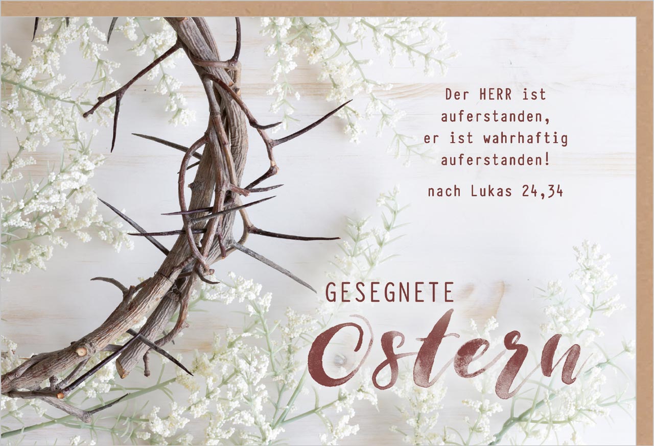 Faltkarte 'Gesegnete Ostern'