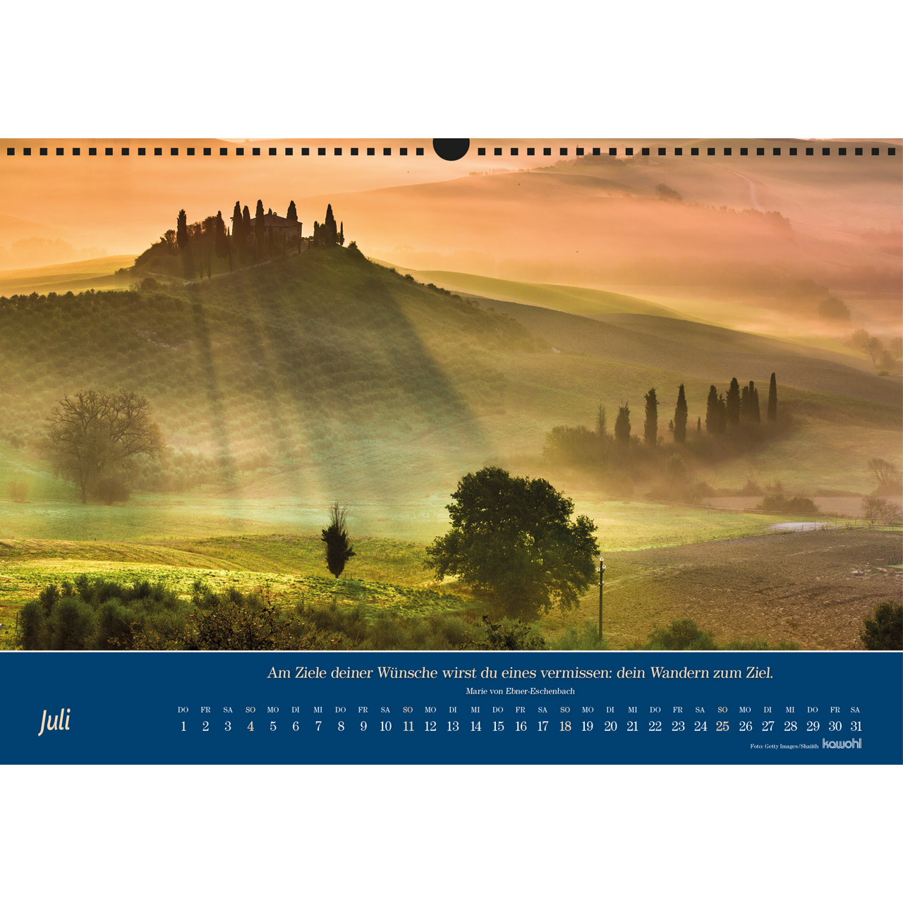 Atemholen 2027 - Wandkalender