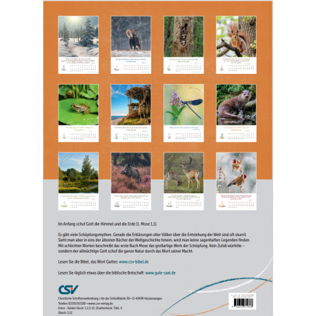 Natur 2026 - Wandkalender