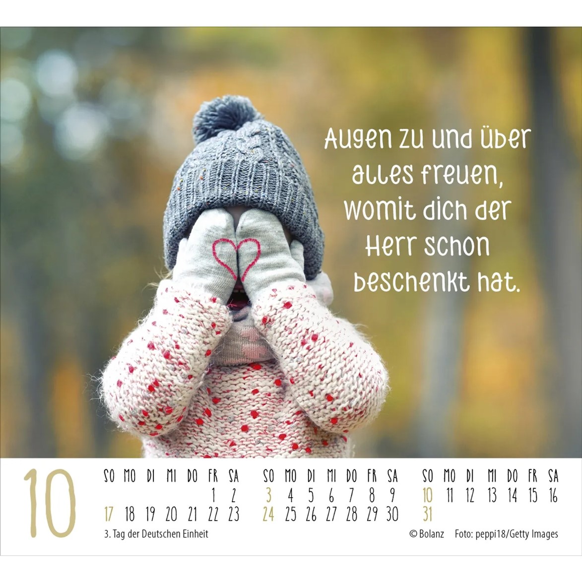 Danke 2027 - Minikalender