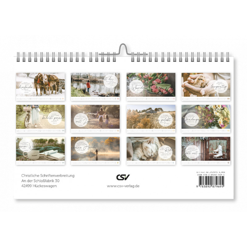 At Home - Geborgen bei Gott 2027 - Postkartenkalender
