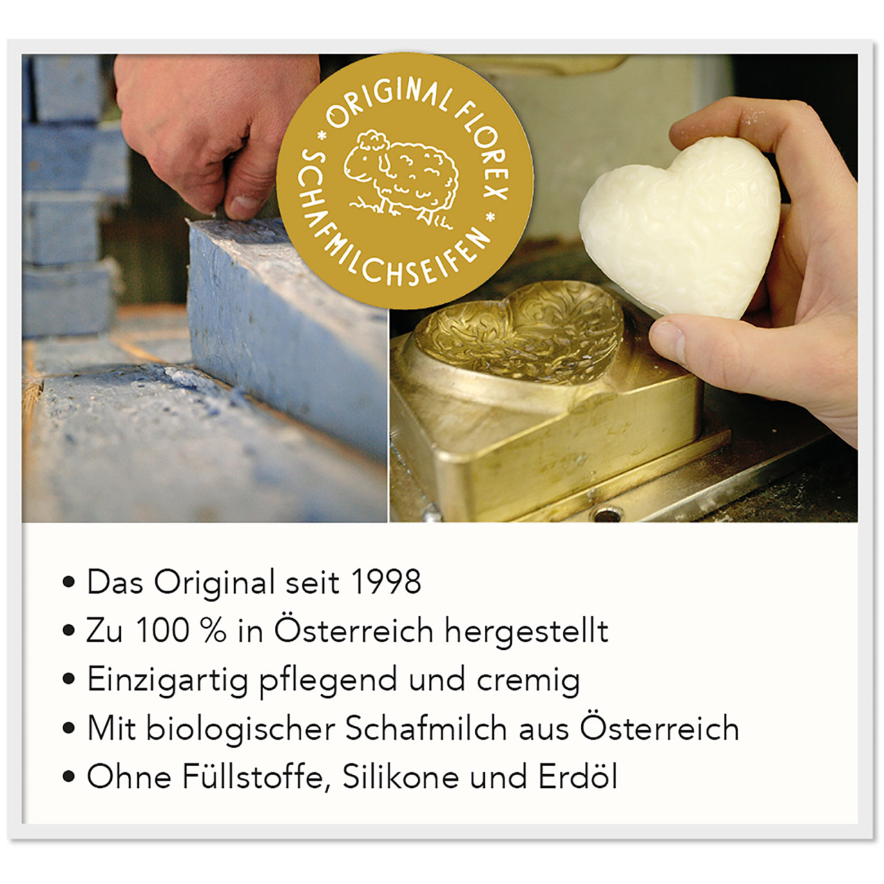 Herz-Seife 'Sei gesegnet jeden Tag!'