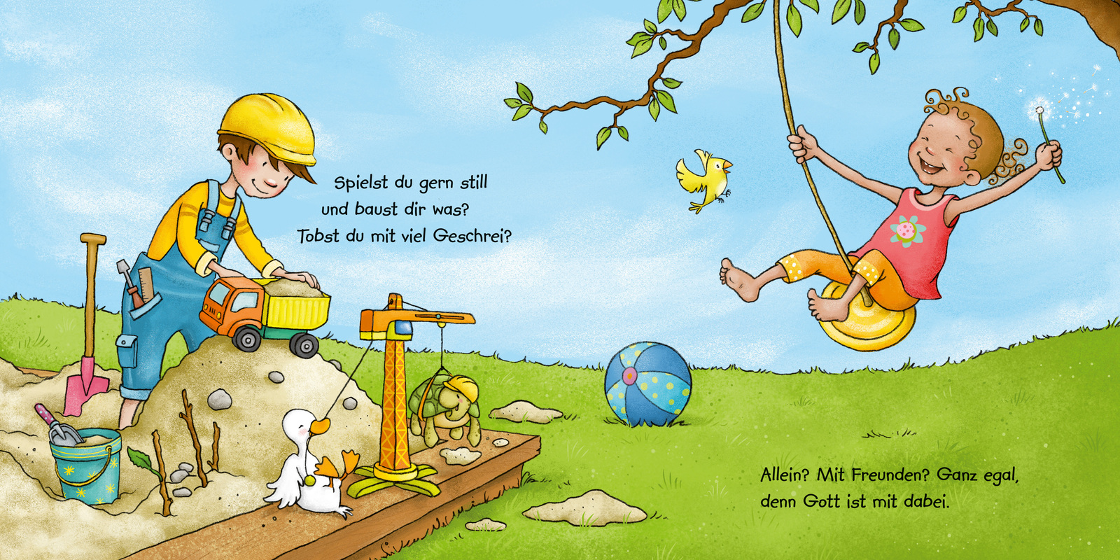 Gott freut sich so, dass es dich gibt