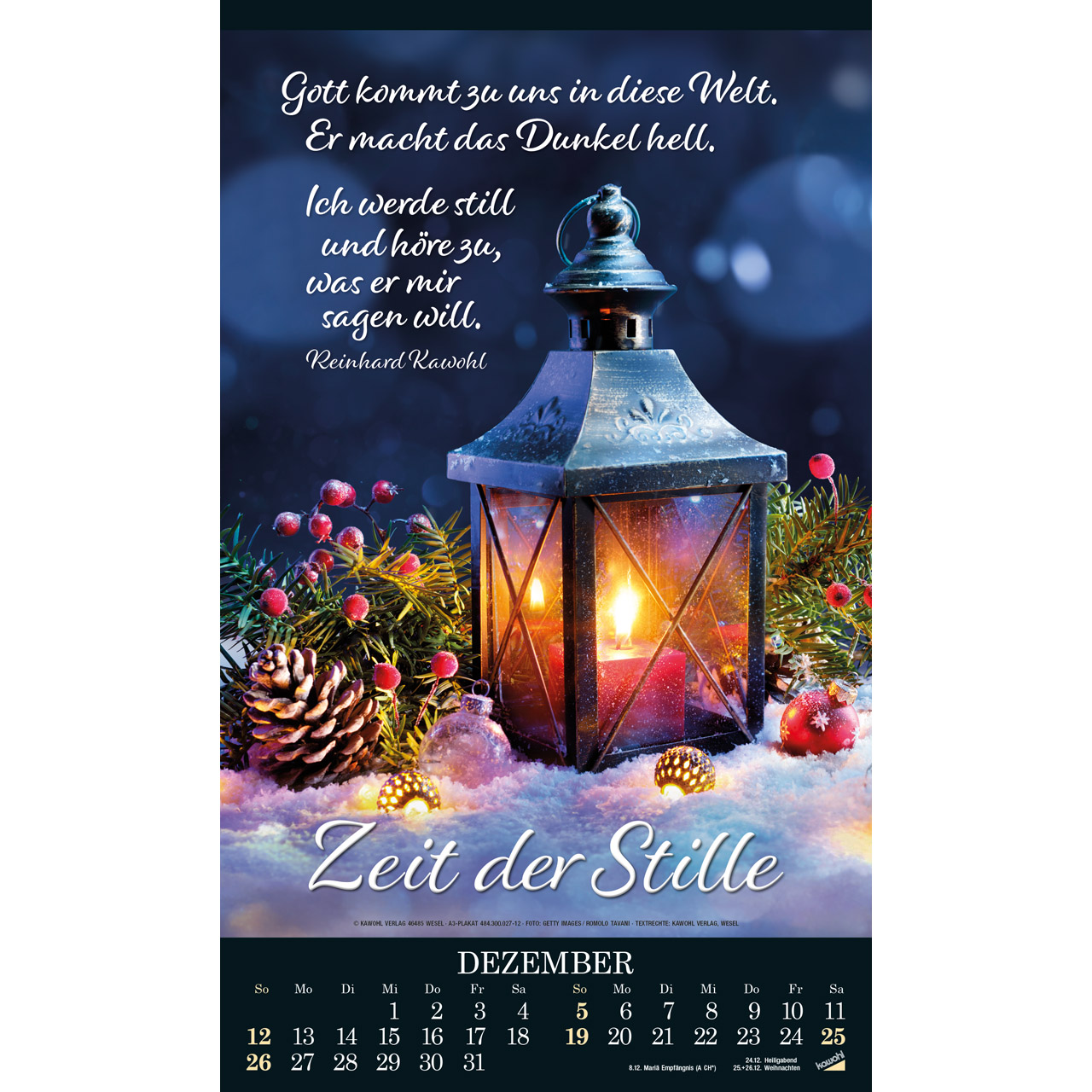 Alles in uns schweige 2027 - Wandkalender