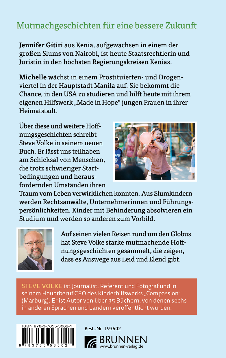 Die Hoffnung klopft an die Hintertür
