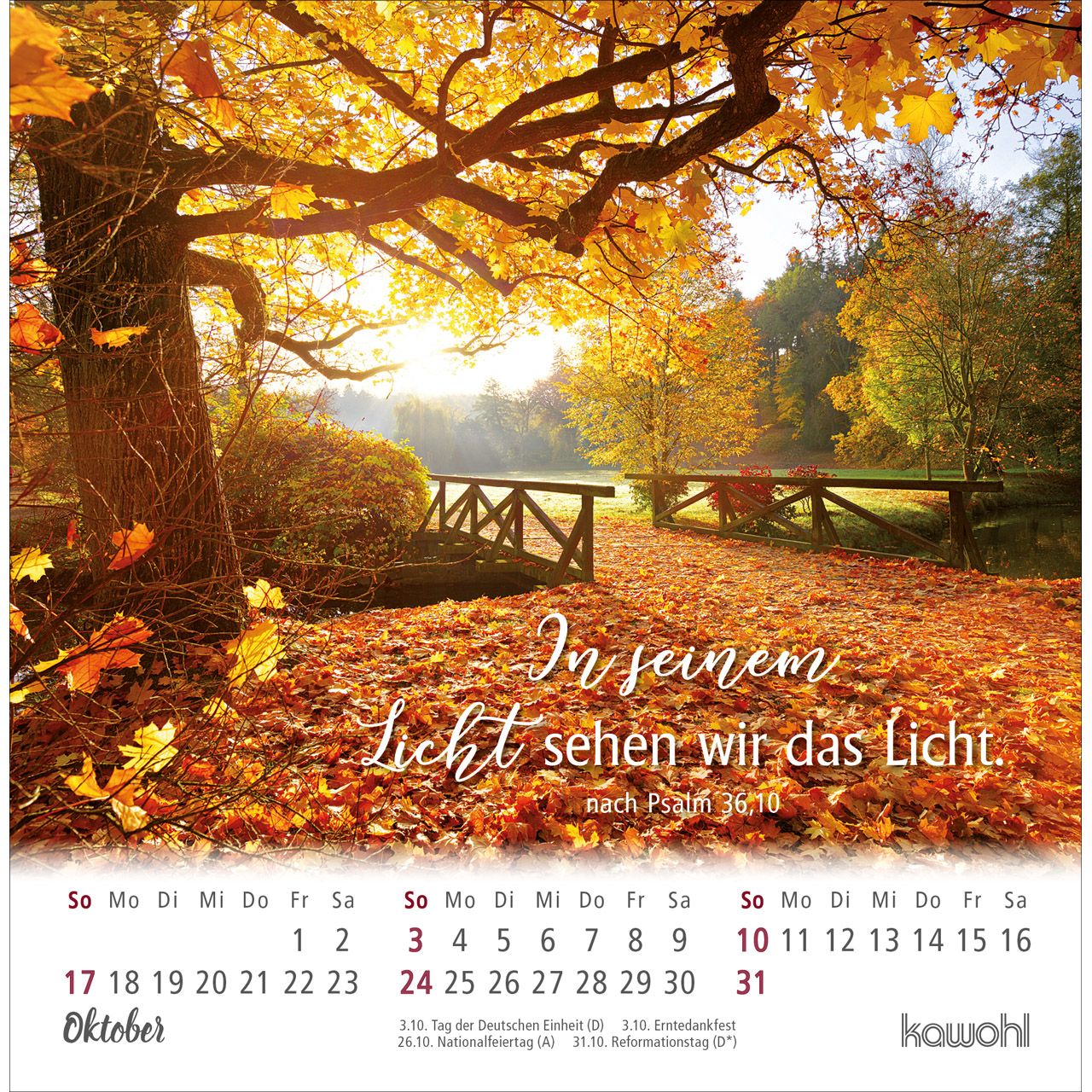Ankommen & leben 2027 - Postkartenkalender