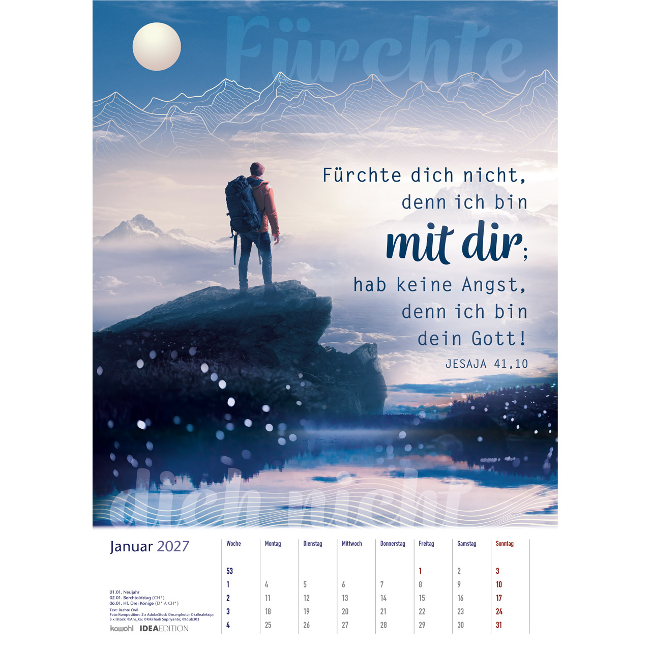 Auf seinem Weg 2027 - Wandkalender IDEA Edition
