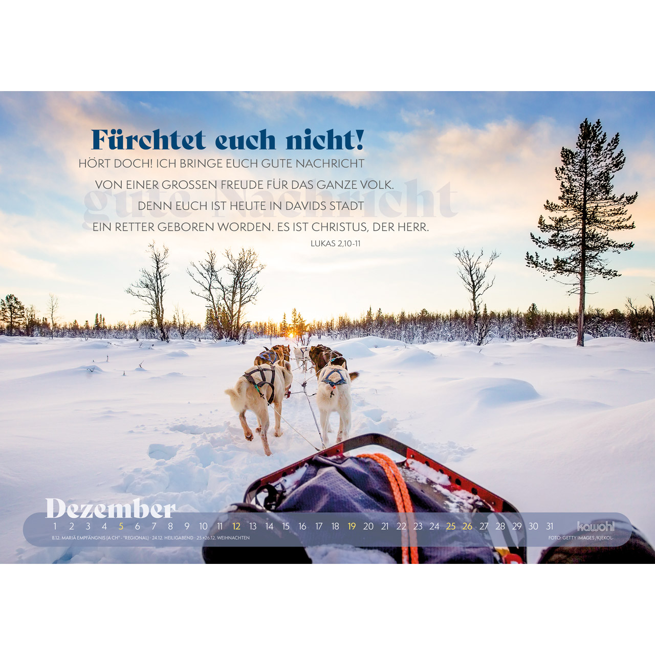 Abenteuer Unterwegs mit Gott 2027 - Wandkalender