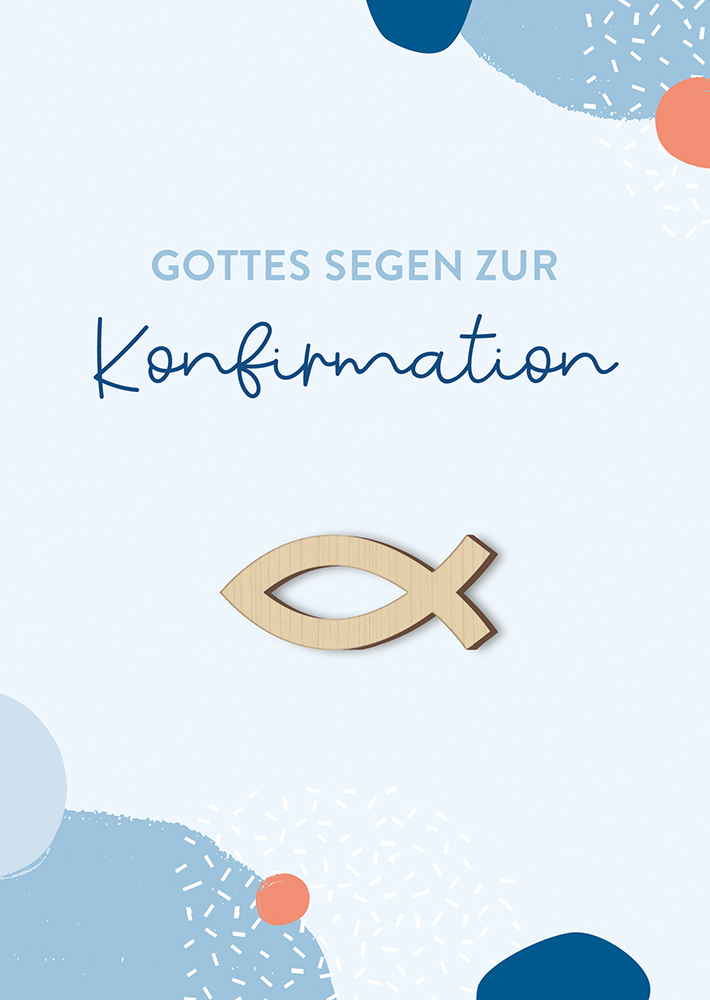 Faltkarte Gottes Segen zur Konfirmation