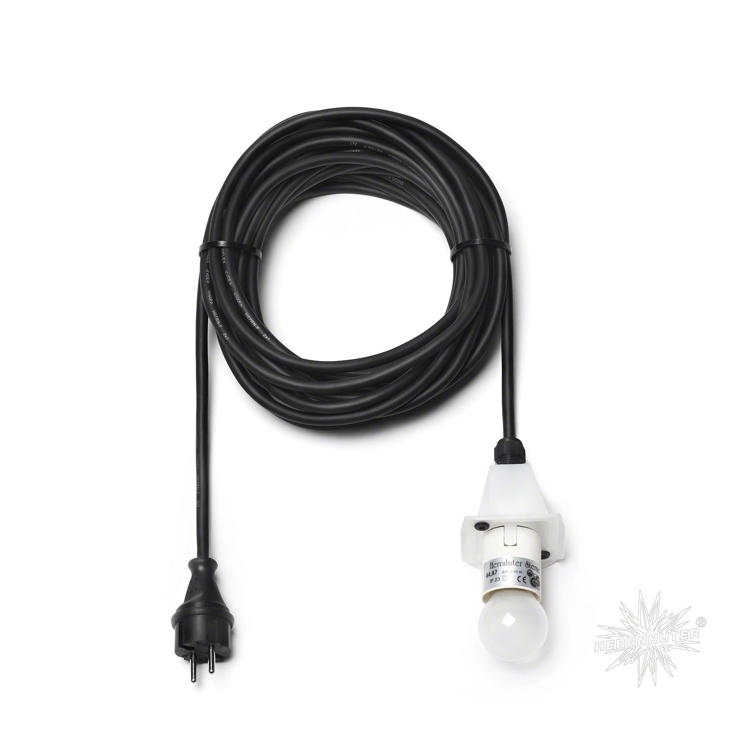 Außen-Kabel 10 m mit Deckel opal A4/A7 (LED)