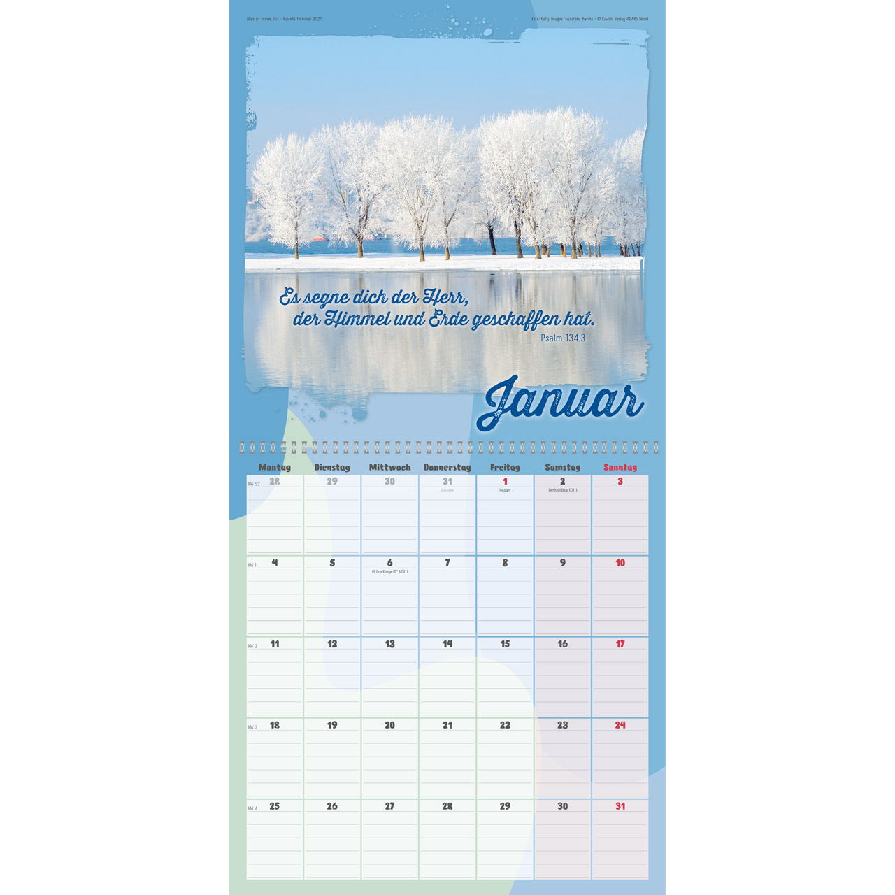 Alles zu seiner Zeit 2027 - Wandkalender