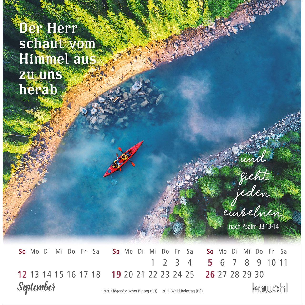Ankommen & leben 2027 - Postkartenkalender
