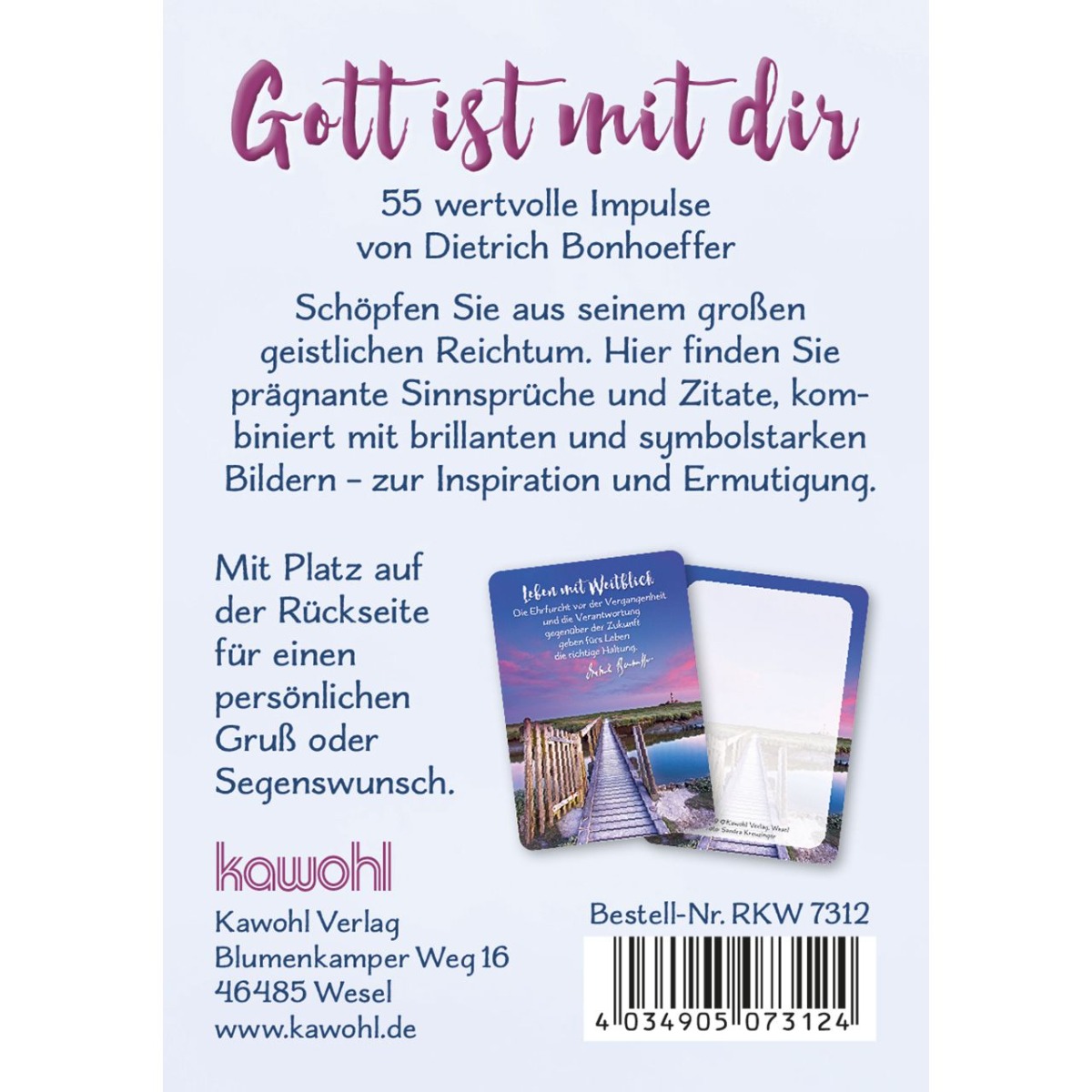 Kartenbox -Gott ist mit dir
