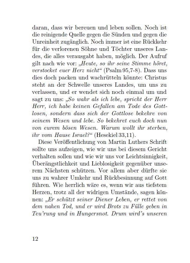 Ob man vor dem Sterben fliehen möge