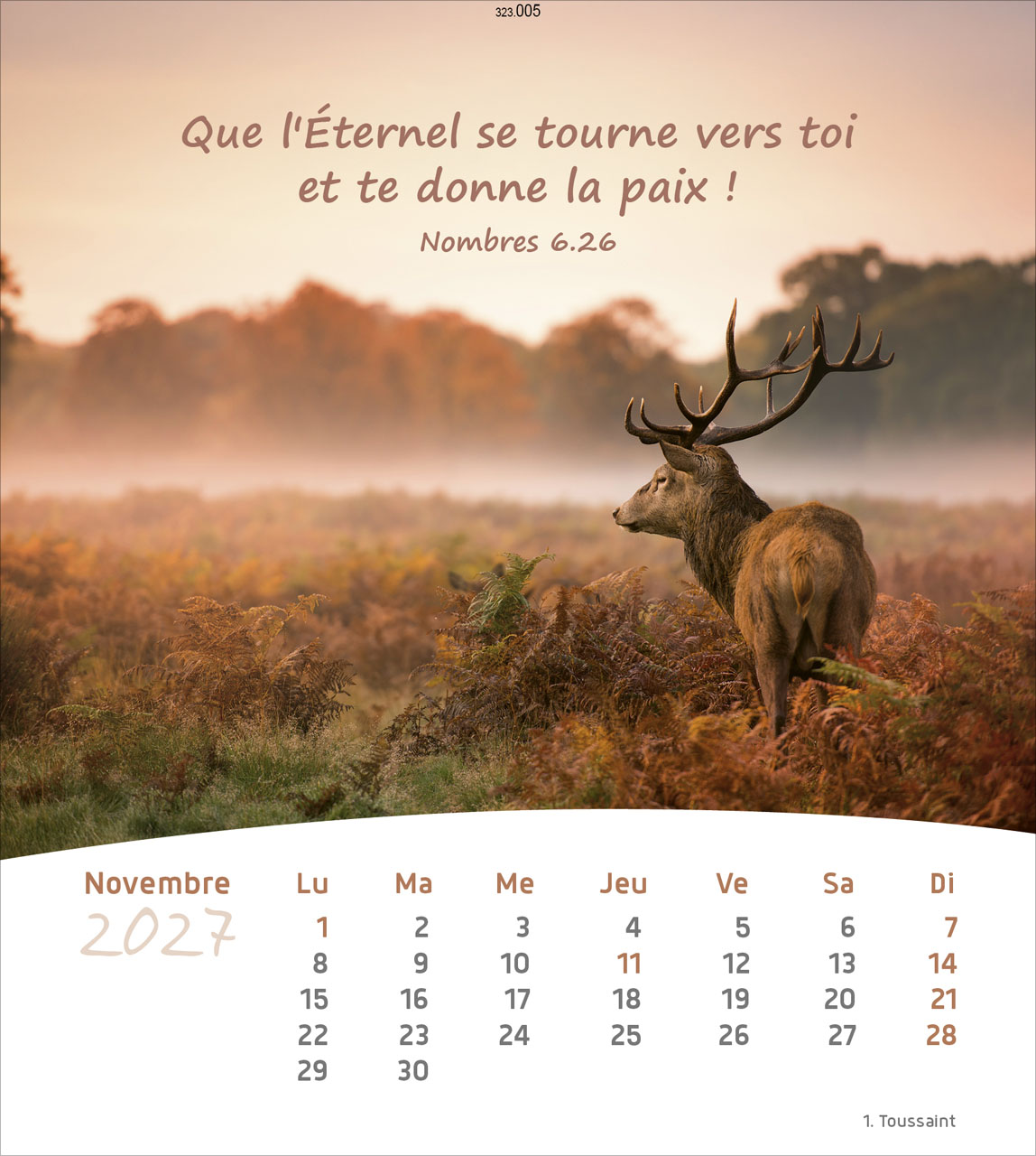 Leben für Dich 2027 - Verteilkalender Französisch