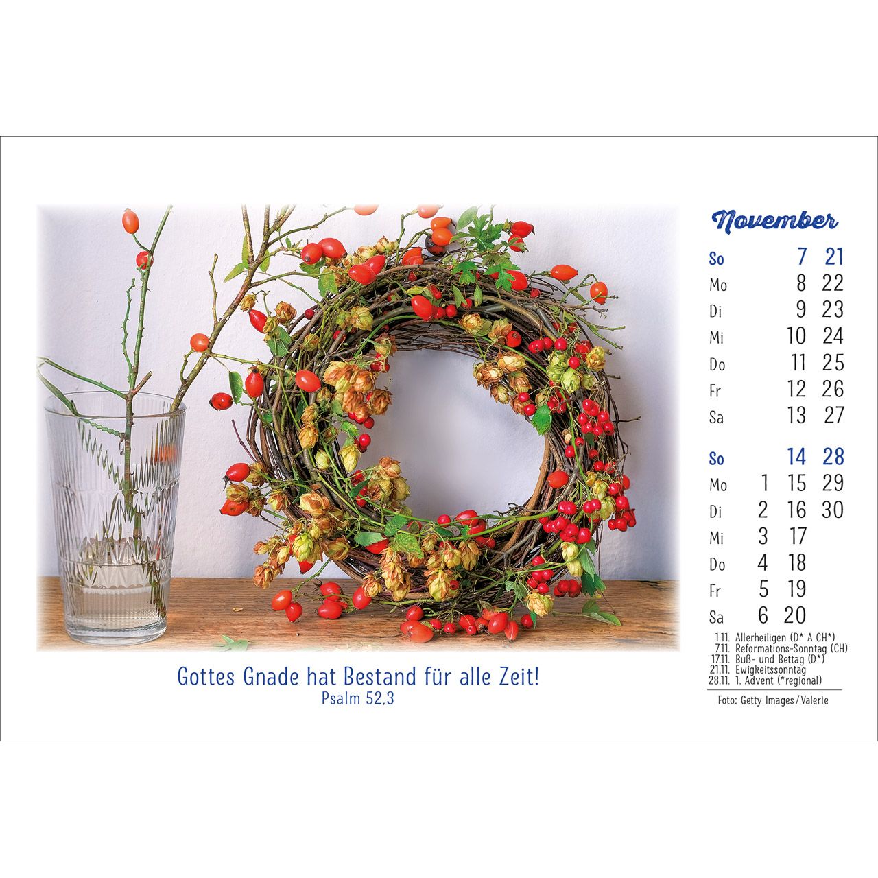 Die Freude geht mit uns 2027 - Aufstellkalender