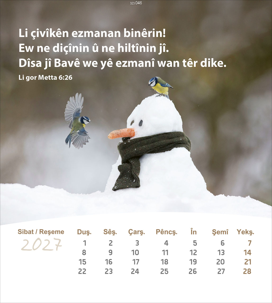 Leben für Dich 2027 - Verteilkalender Kurdisch