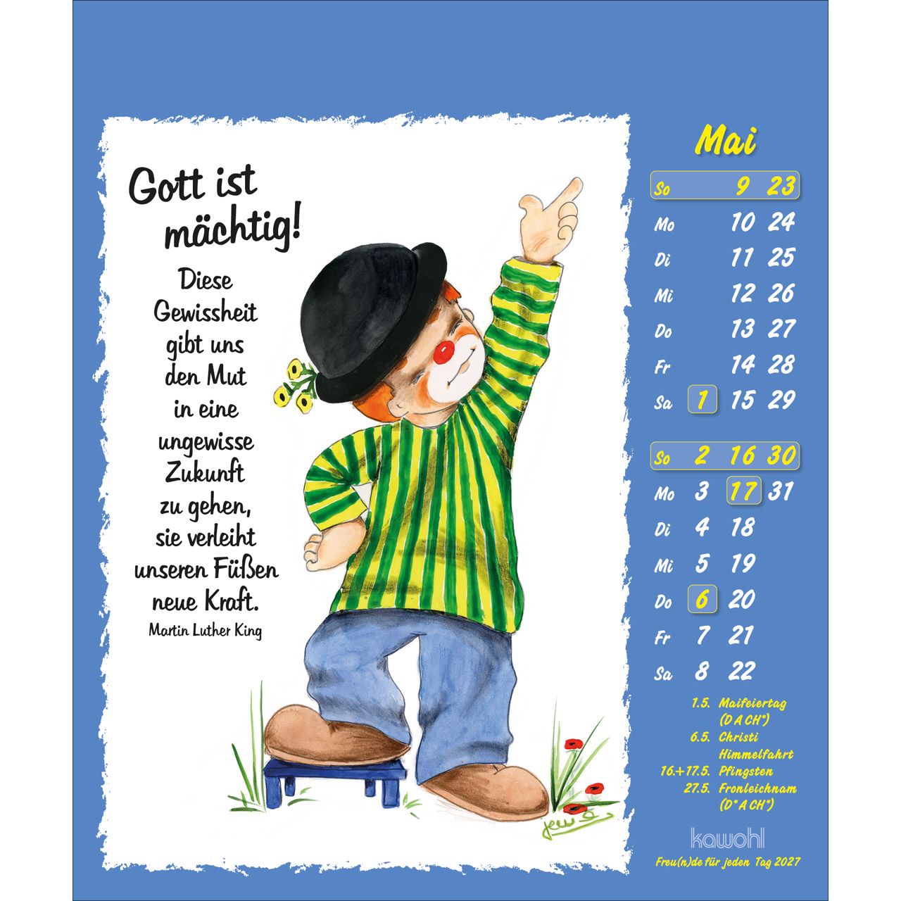 Freunde für jeden Tag 2027 - Postkartenkalender
