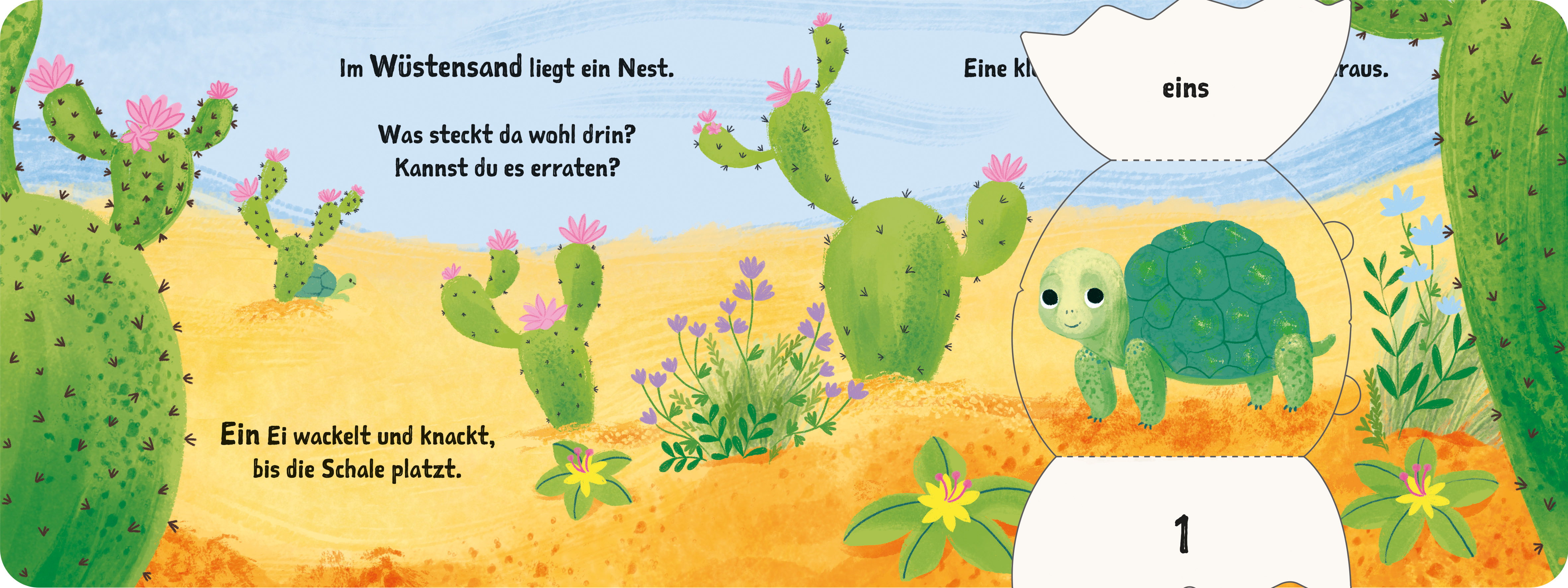 1, 2, 3 ... was schlüpft da aus dem Ei?