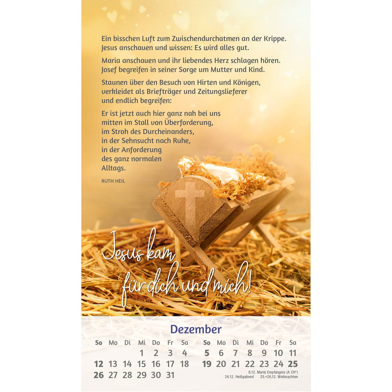 Du bist mir so wertvoll 2027 - Postkartenkalender