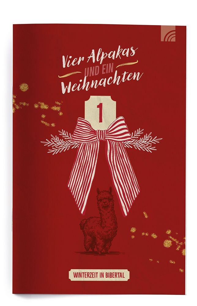 Vier Alpakas und ein Weihnachten