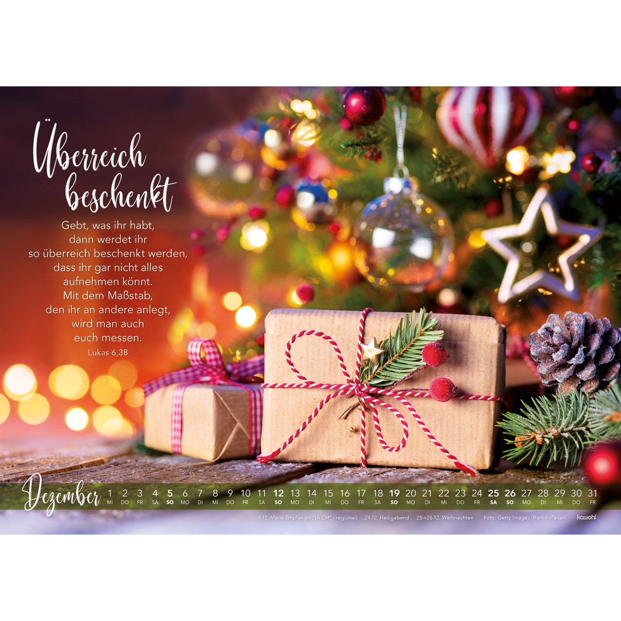 Die Liebe bleibt 2027 - Wandkalender