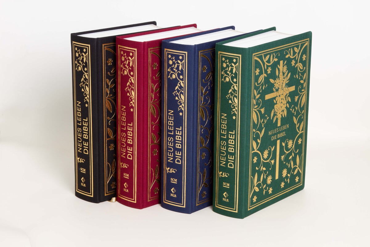 Neues Leben. Die Bibel - Gold/Bordeauxrot