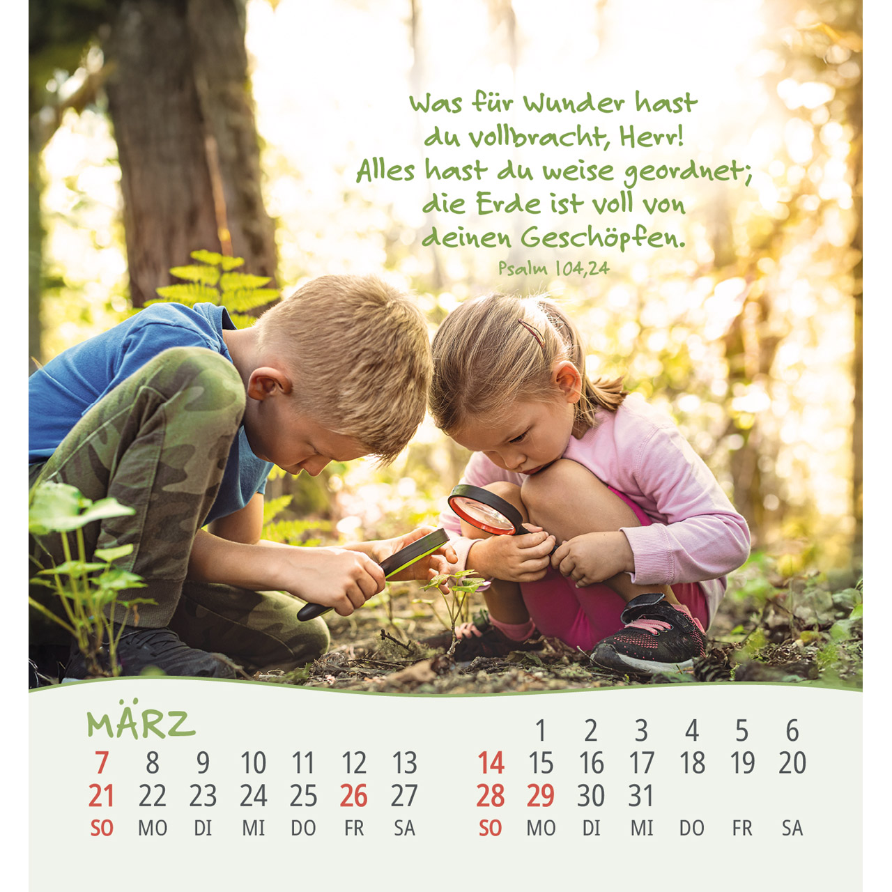 Gott hat alle Kinder lieb 2027 - Aufstellkalender