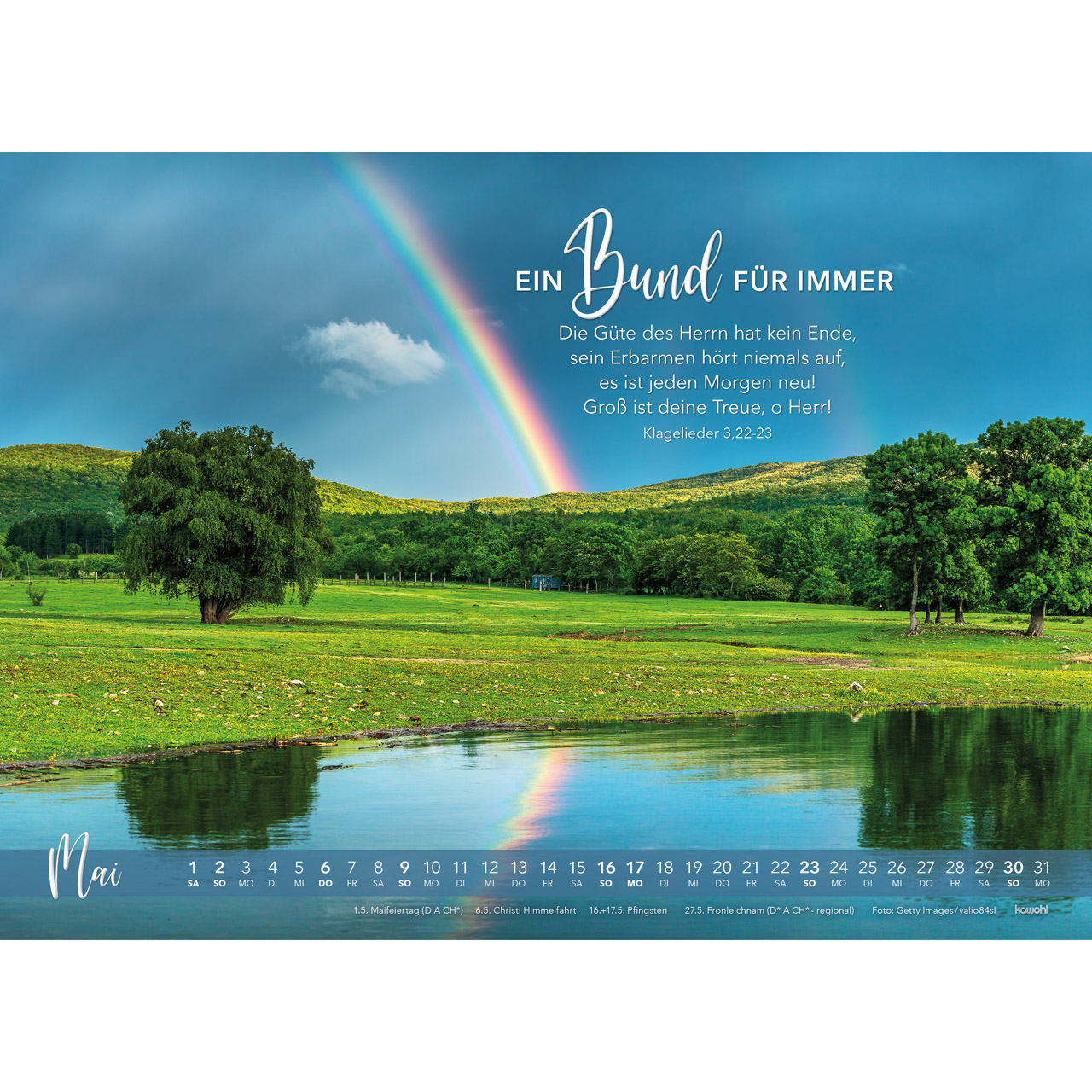 Die Liebe bleibt 2027 - Wandkalender