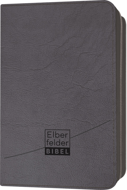 Elberfelder Bibel Kunstleder Reißverschluss