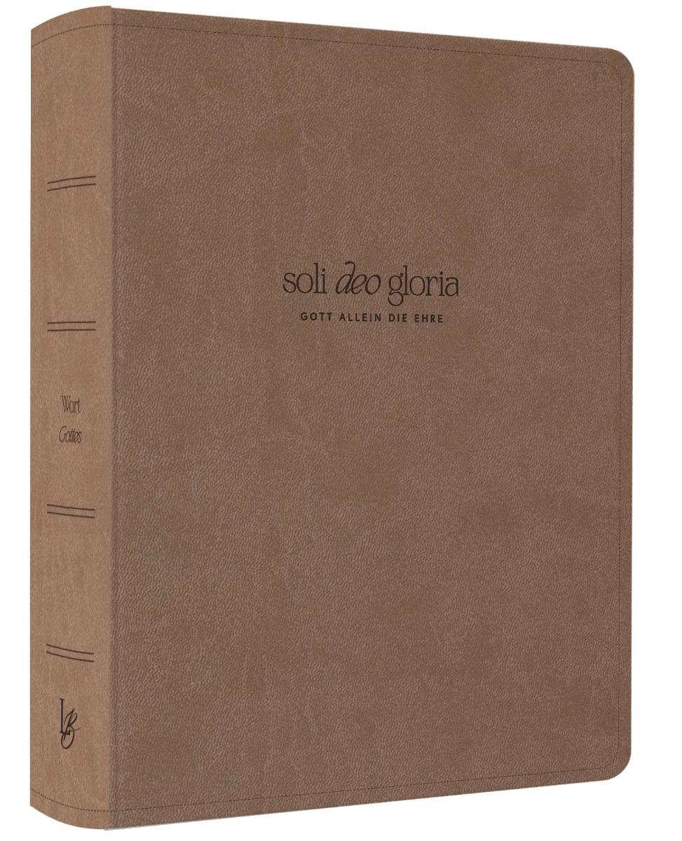 NeÜ LIEBEZURBIBEL (Schreibrandbibel MOCCA) - mit Prägung