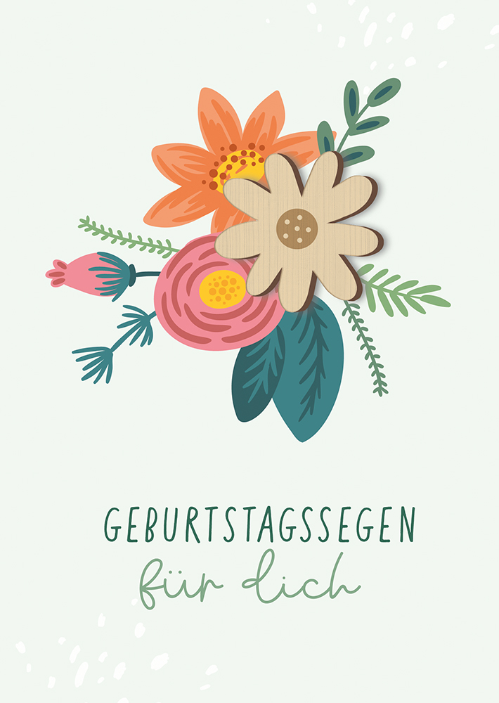 Faltkarte Geburtstagssegen für dich