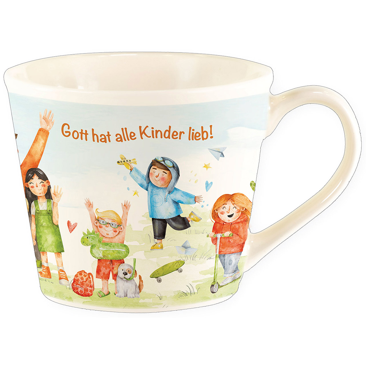 Kindertasse 'Gott hat alle Kinder lieb'