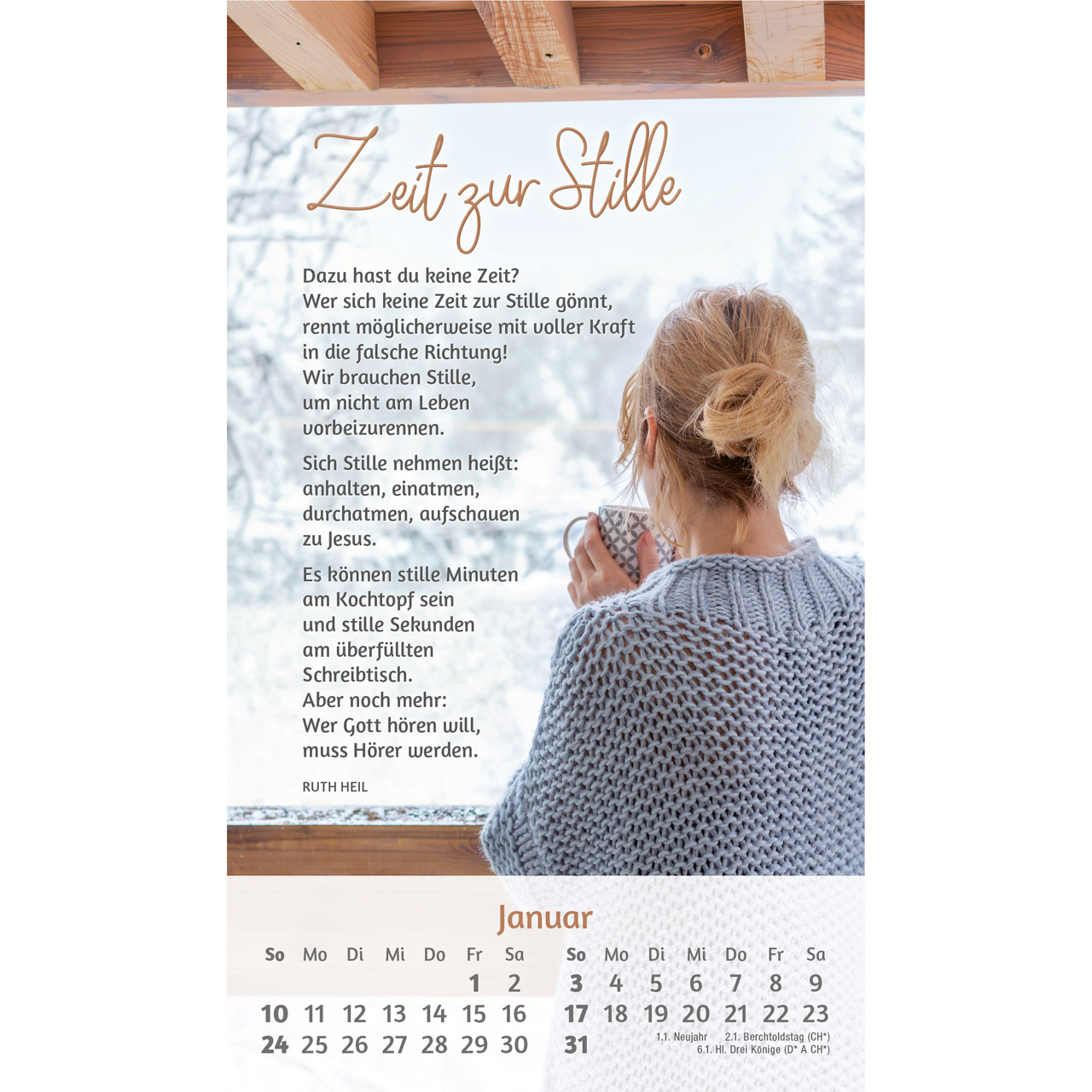Du bist mir so wertvoll 2027 - Postkartenkalender