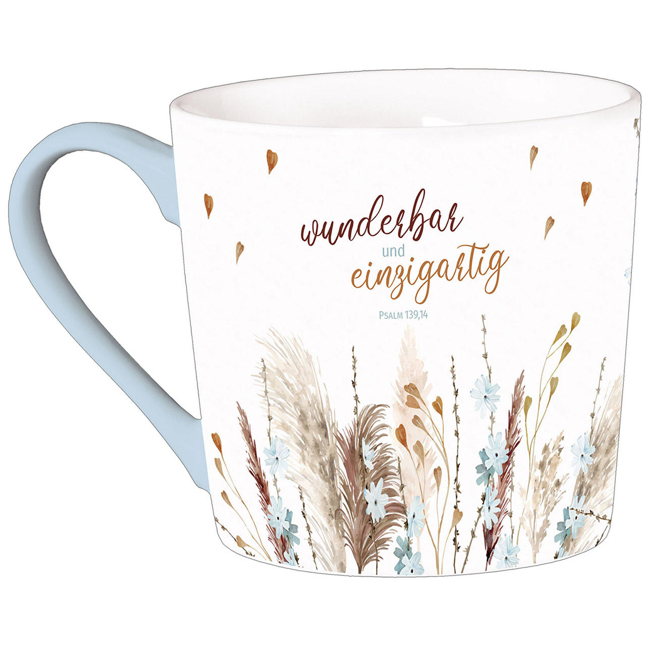 Tasse 'wunderbar und einzigartig'