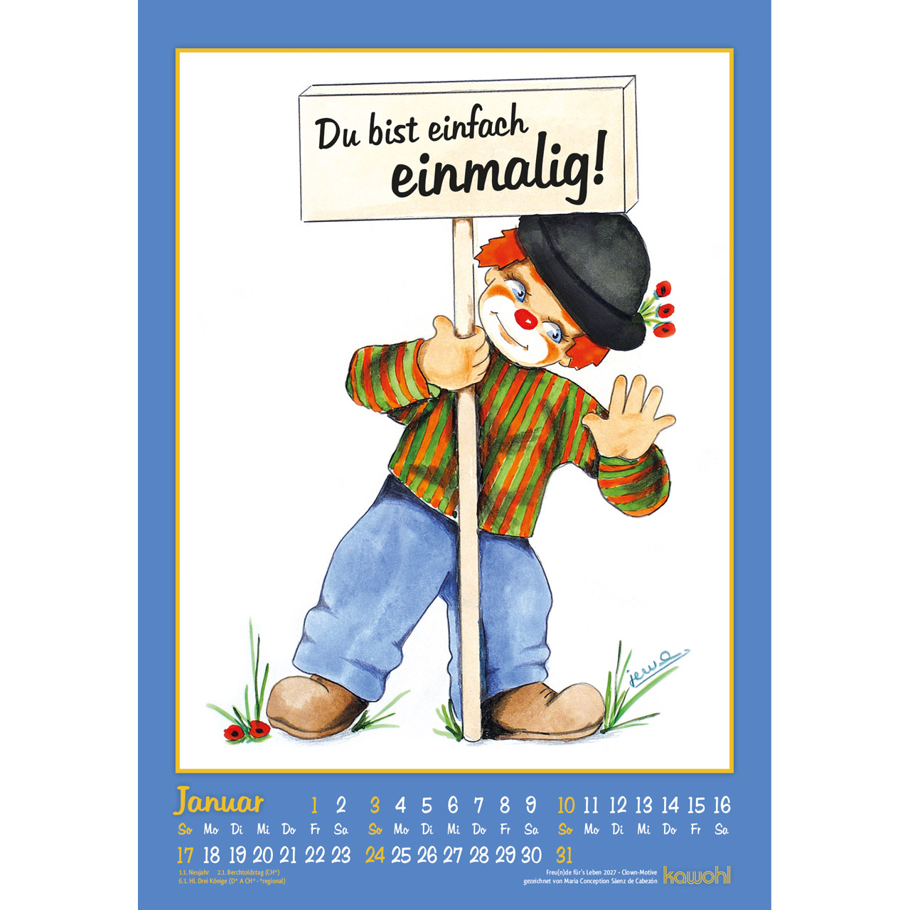Freu(n)de für´s Leben 2027 - Wandkalender