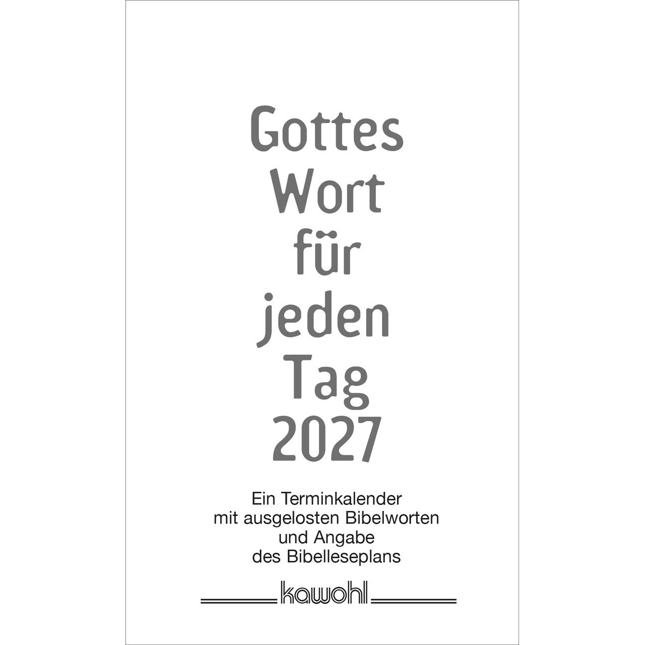 Taschenterminer 2027 - Jahreslosung