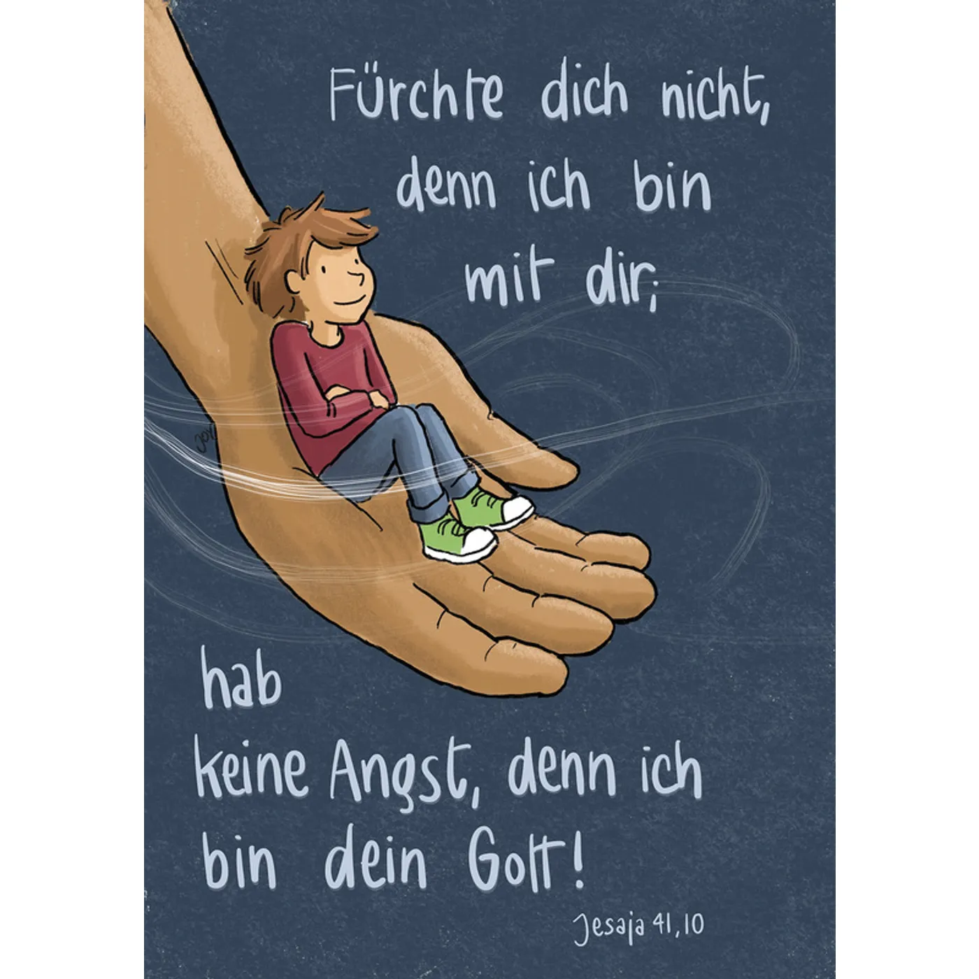 Jahreslosung 2027 - Stundenentwurf und Postkarten für Kinder