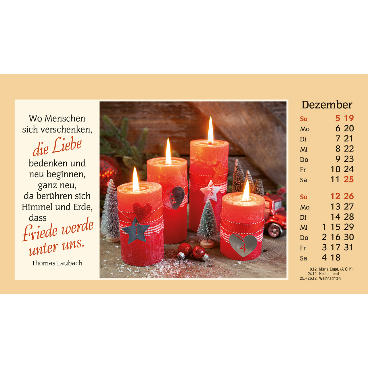 Der kleine Begleiter 2027 - Aufstellkalender