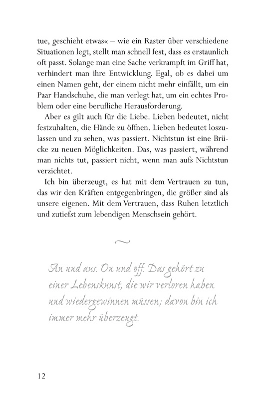 Warum Ruhe unsere Rettung ist