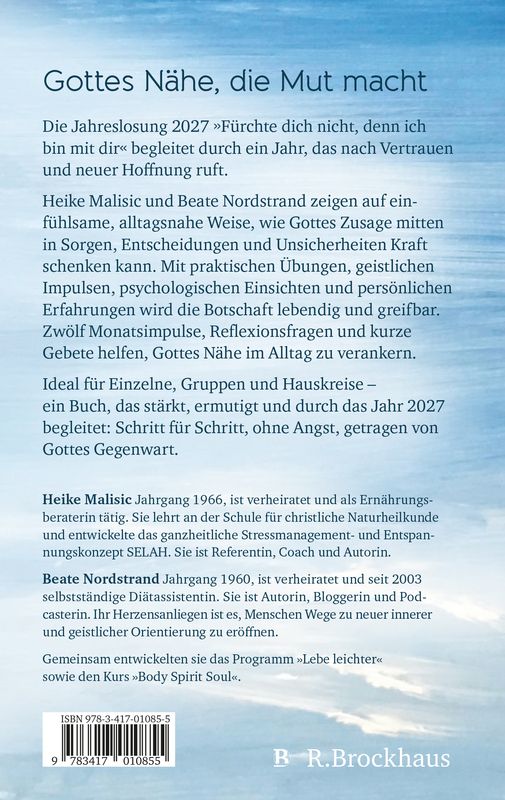 Fürchte dich nicht denn ich bin mit dir