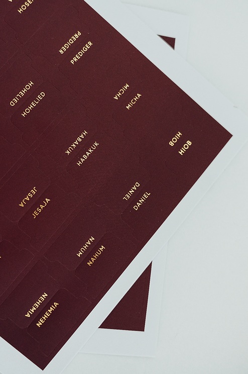 Bibel-Griffregister Weinrot (liebezurbibel)