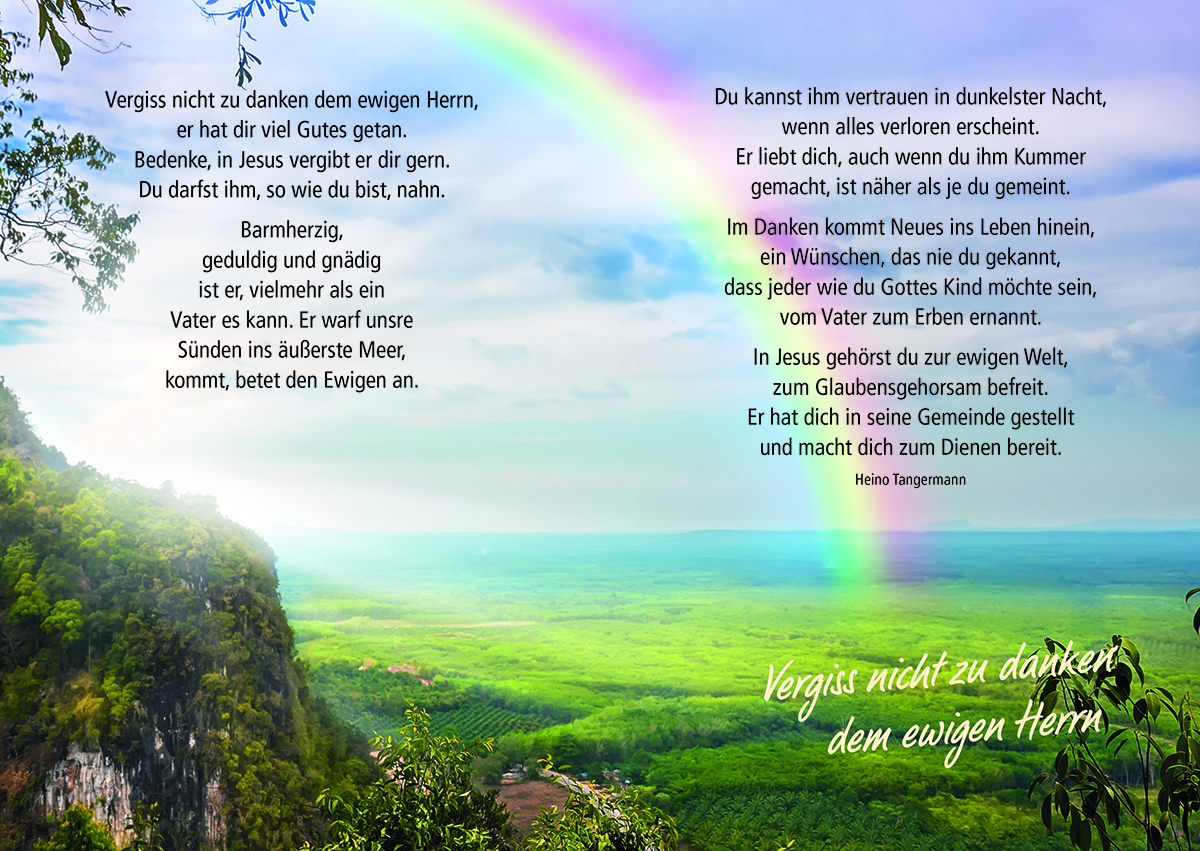 Danken will ich von Herzen