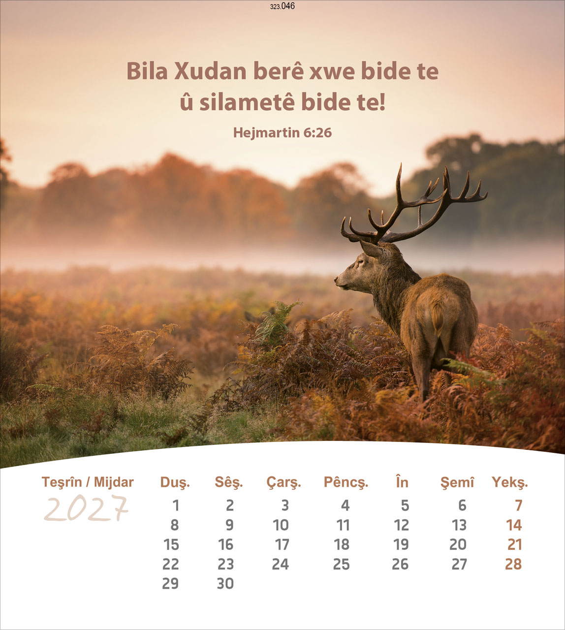 Leben für Dich 2027 - Verteilkalender Kurdisch