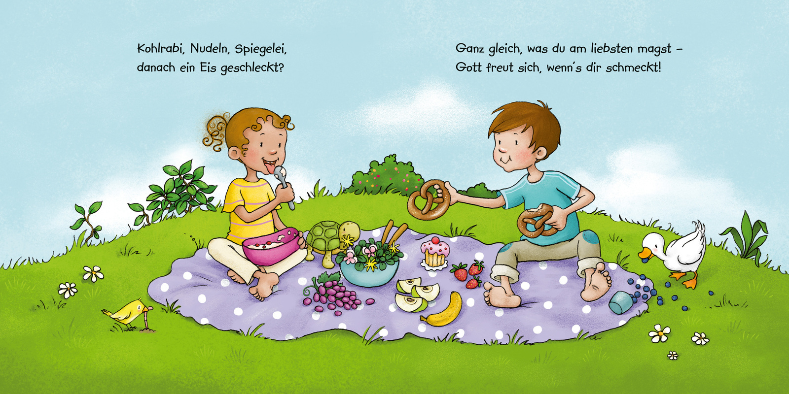 Gott freut sich so, dass es dich gibt