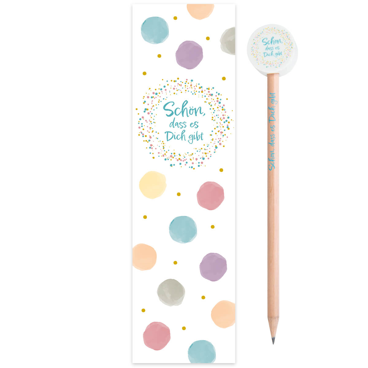 Bleistift-Set 'Punkte' 3-teilig