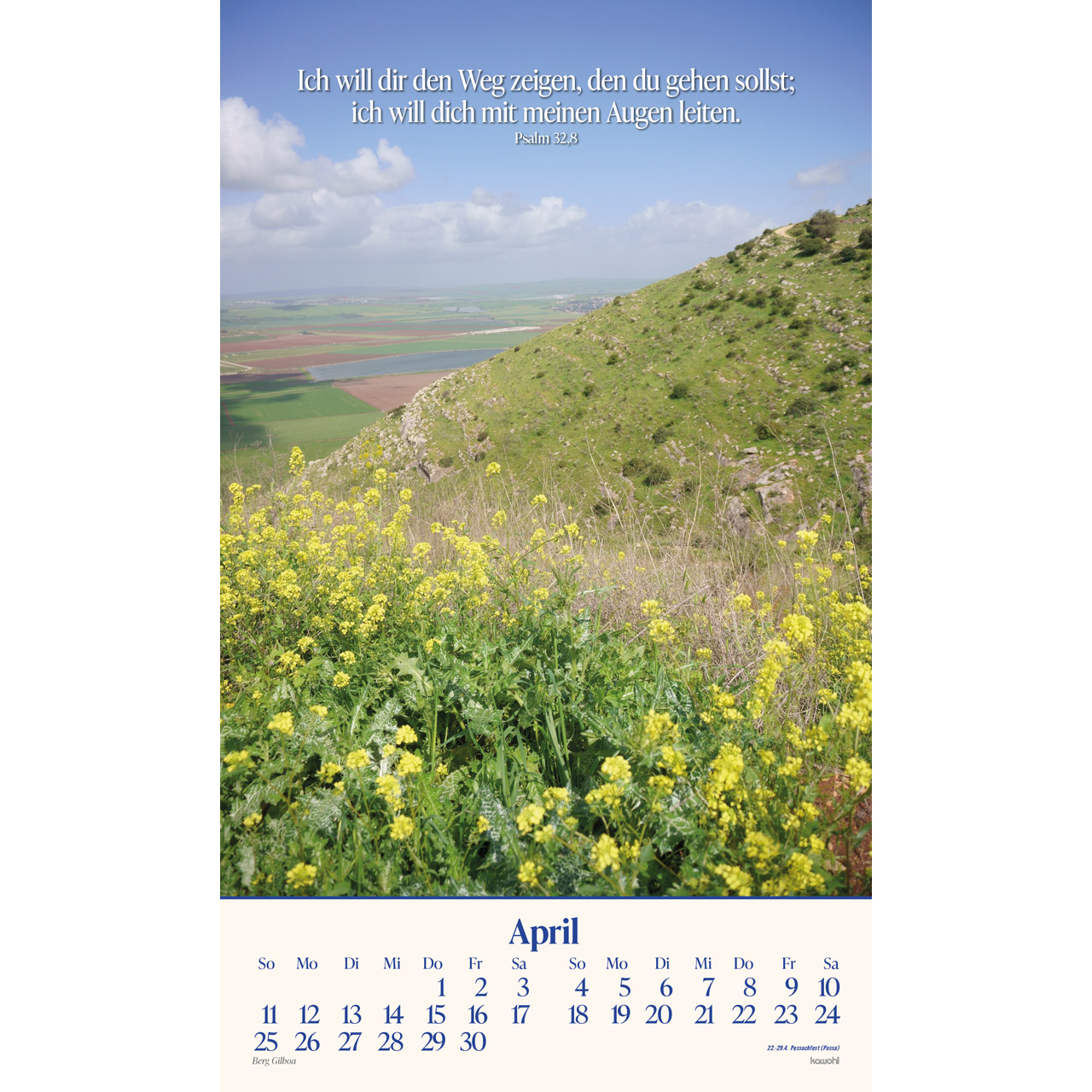 Das Heilige Land 2027 - Wandkalender